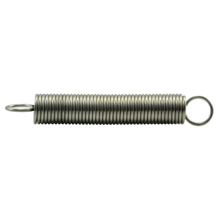 Midwest Fastener 3/8" x 0.041" x 2-1/2" 18-8 Stainless Steel Extension Springs 2PK 38818